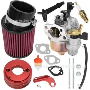 Kit de 8 piezas de bujías y filtro de aire para carburador Predator 212Cc, para reparación de Ct200u-Ex Bt200 - Product Image 1