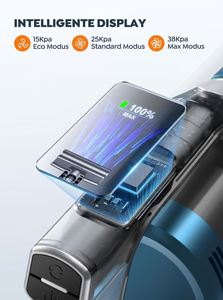 <span class=keywords><strong>Aspirateur</strong></span> <span class=keywords><strong>balai</strong></span> <span class=keywords><strong>sans</strong></span> <span class=keywords><strong>fil</strong></span> puissant 38KPA 450W avec écran OLED, tablette aromatique, jusqu'à 55 min d'autonomie et filtration multi-cône - Product Image 3