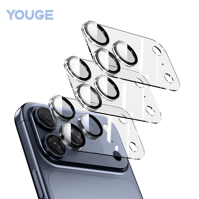 Anti Blue Light Film Camera Lens Protector for 17 Pro Max for S25 Ultra Anti-Glare 9H Hardness Ultra-Thin Tempered