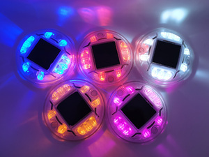 Nhà Máy Giá đầy màu sắc đường đinh tán nhà sản xuất LED năng lượng mặt trời Stud năng lượng mặt trời đường vỉa hè đánh dấu - Product Image 6