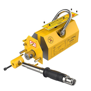 Prix usine 600kg ~ 10 tonnes poussoirs magnétiques permanents ferraille aimant poussoir manuel adsorption plaque d'acier fabricant de qualité - Product Image 3