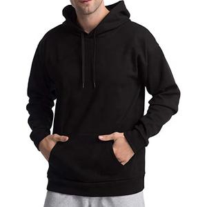 Sweat à capuche pour homme de style urbain haut de gamme, en polaire personnalisé, streetwear décontracté, hiver, écologique, brodé, fournisseur OEM, marque privée - Product Image 1