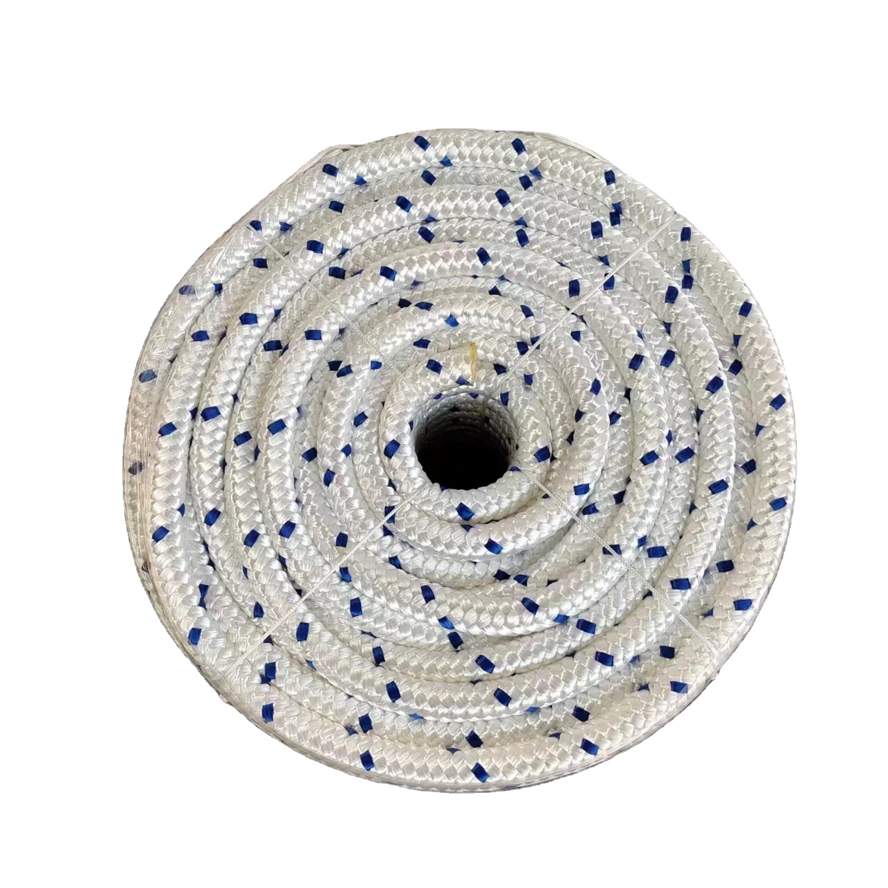 Blanc avec bleu