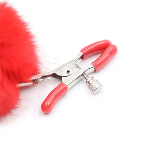 1Pair Steel Breast <b>Clip</b> Shaking Stimulate Sexy Papilla <b>Clip</b> Female Breast <b>Clips</b> Feather Breast <b>Nipple</b> Clamps Exotic Accessories - Product Image 4