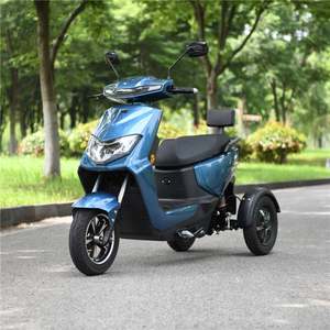 Triciclo Eléctrico de Doble Motor y 125cc, Personalizado, 60V, 10 Pulgadas, Abierto, S25, con 3 Ruedas, Certificado CE, Triciclo de 3 Ruedas de 10 Pulgadas - Product Image 6