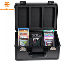 Boîtier de rangement en aluminium avec serrure TSA pour cartes de sport gradées, cartes Pokémon TCG et cartes PSA Slab, pour l'affichage et le stockage