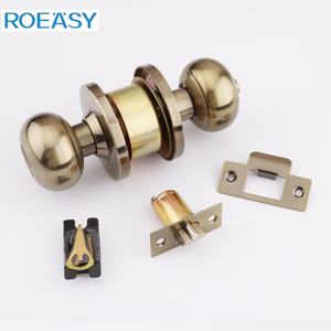 Roeasy-cerradura de <span class=keywords><strong>puerta</strong></span> <span class=keywords><strong>con</strong></span> perilla redonda, <span class=keywords><strong>pomo</strong></span> de calabaza de bronce, acero inoxidable, para <span class=keywords><strong>Interior</strong></span>, <span class=keywords><strong>con</strong></span> cerradura, precio al por mayor - Product Image 2