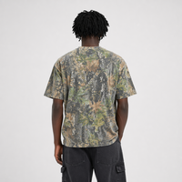 Nouveautés estivales, t-shirt personnalisé pour homme, imprimé camouflage sur toute la surface, impression à l'écran, t-shirt à épaules tombantes de haute qualité