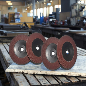 6 inç orta sertlik 100mm çap kahverengi korindon Metal buzlu plaka 150*22 parlatma düz panjurlar aşındırıcı disk - Product Image 2