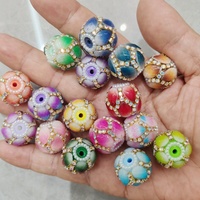 Chaîne de perles robuste en forme de pétale de lotus, fleur, boule de perles, pour bricolage, stylo de perlage fait main, chaîne de téléphone portable, pendentif, accessoires de bijoux
