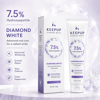 Dentifrice personnalisé à 7,5 % d'hydroxyapatite nano pour la réparation de l'émail, l'élimination des taches et l'apport d'une haleine fraîche – Dentifrice pour adultes