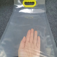 2.5kg 5kg 10kg riz/farine de blé/grain sac d'emballage sous vide avec poignée