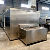 Machine de surgélation rapide de type tunnel, directement de l'usine, machine de surgélation IQF pour volailles et aliments préparés