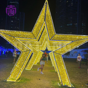 Decoración Navideña Colgante, Luz LED con Motivo de Estrella Explosiva 3D para Adorno Interior y Exterior - Product Image 4