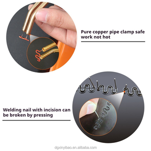 2024 nuevo producto 50W grapadora caliente pistola soldadora de plástico Kit de herramientas de soldadura <span class=keywords><strong>con</strong></span> 200 Uds 4 tipos de <span class=keywords><strong>grapas</strong></span> para máquina de soldadura parachoques de coche - Product Image 4