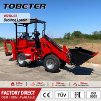 Wheel Loader Backhoe Bertenaga Diesel Kompak dengan Peralatan Penggalian dan Pemuatan Terintegrasi untuk Operasi Sewa Kontraktor di Lokasi Proyek