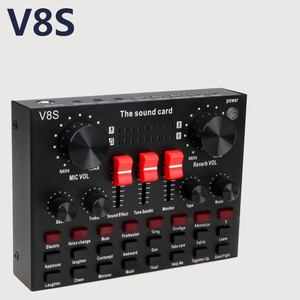 Tarjeta de sonido externa multifunción universal para DJ Phone <span class=keywords><strong>Computer</strong></span> & <span class=keywords><strong>Audio</strong></span> Vibrato Anchor <span class=keywords><strong>Audio</strong></span> Sound Mixer - Product Image 5