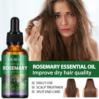 Aceite de Romero 100% Puro y Natural al por Mayor para el Crecimiento del Cabello, con Biotina, Tratamiento para el Cuero Cabelludo y Cuidado de Puntas Abiertas