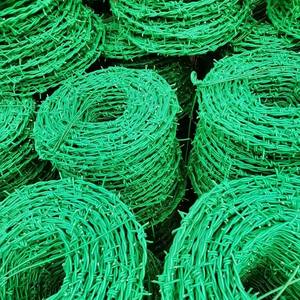 <span class=keywords><strong>Fil</strong></span> barbelé à deux brins recouvert de PVC, galvanisé à chaud, double torsion traditionnelle, haute résistance, <span class=keywords><strong>pour</strong></span> clôtures - Product Image 4