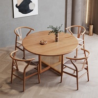 Table à manger moderne MYUZ en bois massif avec plateau en marbre, design créatif en bois de rondin pour la maison, salon, combinaison élégante de chaises 2 places