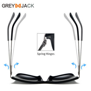 Lunettes de soleil de style coréen, monture intégrale, noir et marron, verres TAC, protection UV400, unisexe, design tendance 2022 - Product Image 5