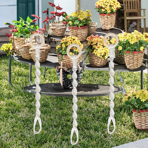 Cotton Bird-Shaped Adjustable Plant Hanger with -Rust Resistant & Weatherproof Coating <b>Indoor</b> Garden Decoration - Product Image 3