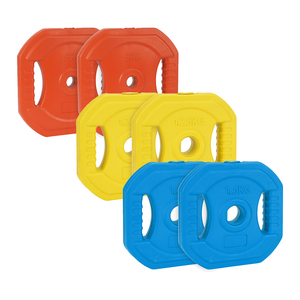Discos de cemento reciclado de 30 mm para mancuernas, en stock en España, para levantamiento de pesas, entrenamiento de fuerza y ejercicio. - Product Image 1
