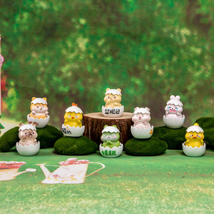 Figurines en résine mignonnes Little Planet Blind Box, œufs de dessin animé pour enfants, cadeau pour enfants de 8 à 13 ans, jouet unisexe - Product Image 1