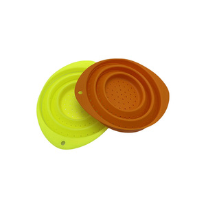 Passoire pliable multifonctionnelle en <span class=keywords><strong>silicone</strong></span> Lavabo rétractable pour légumes Accessoire de cuisine pour la maison - Product Image 3