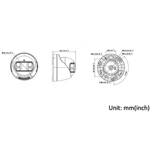 DS-2CD1383G2P-LIUF/SL 8MP Smart Hybrid Light Fixed Turret Network <b>Camera</b>(No Logo Version) - Product Image 3