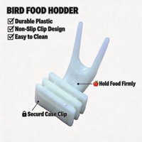 Mangeoire suspendue multi-tailles en plastique pour oiseaux, fruits et légumes, jouet de recherche de nourriture, accessoire de cage pour petits perroquets