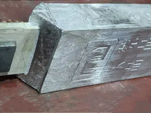 Bleizinn-Antimonium-Legierung hohe Dichte extrudierte Anode für Chrombeschichtung JJ70X25x1000 Galvanisierung Chrom-Anode