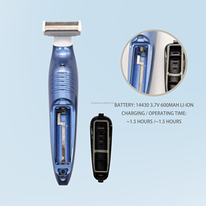 Tondeuse Électrique Rechargeable USB Haute Performance à Piles Sèches pour Cheveux, <span class=keywords><strong>Barbe</strong></span> et Corps pour Hommes, avec Lame de Précision pour Zones Intimes - Product Image 2