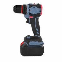Perceuse à percussion sans balais 21V à moteur puissant, batterie lithium, visseuse électrique, outil électrique pour travaux de porte, directement de l'usine