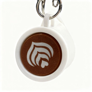 Nuevo Llavero Antiestrés con Botón de Presión SDM23, Diseño de Taza de Café Capuchino Impreso en 3D - Product Image 5