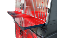 Cage de thérapie par lumière rouge chauffante pour animaux de compagnie (chats et chiens) en acier inoxydable 304, réutilisable, avec écran tactile, pour cliniques vétérinaires et hôpitaux pour animaux de grande taille