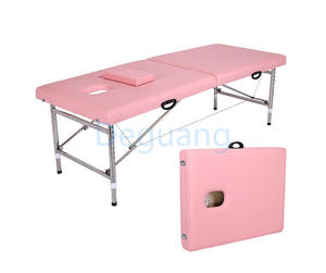 医療用ポータブル折りたたみマッサージベッド、美容サロンベッド、モダンデザイン全身マッサージ台 - Product Image 4