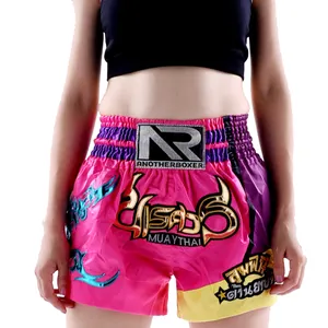 Make your own mma shorts custom printing womens boxing shorts satin gym boxing shorts