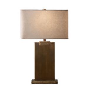 Lampes de table en fer modernes, de luxe, vintage et contemporaines, pour la décoration intérieure, avec abat-jour en tissu, culot E27, design simple et protecteur pour les yeux, pour salon - Product Image 1