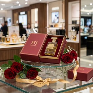 Caja de Perfume de Cartón Blanco Premium con Diseño de Ventana, Estuche de Embalaje de Fragancia de Lujo Personalizado para Regalo de San Valentín - Product Image 4