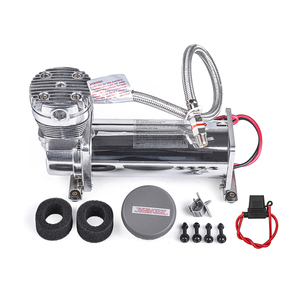 מלאי usa 12v 480c כסף נסיעה אוויר לרכב עם ערכת מדחס 200 לשקע psi 1/4 דלת אוויר נפק מדחס/משאבה - Product Image 1