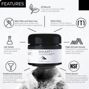 Private Label Top Quality Halal organic supplement <b>shilajit</b> ultra <b>resin</b> for health - Product Image 3