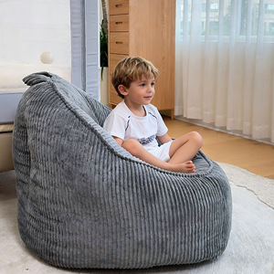 Nhà máy trực tiếp sinh thái thân thiện mạnh mẽ vải mềm điền cao hỗ trợ giản dị phòng khách thư giãn túi Đậu đi văng - Product Image 4