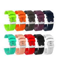 Bracelet de montre en silicone souple pour Garmin Forerunner 245 645 Vivoactive 3 Music 20 mm, bracelet de remplacement sport à libération rapide