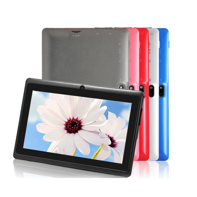 Customize 7 Inch Kids Tablet PC 2GB+16GB Android 12 A133 Quad-core Colorful Tablet for Children Gifts Wifi Tablets