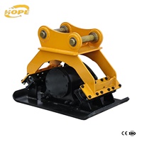 Compacteur de plaques hydraulique de haute qualité HOPE HP-06 avec moteur pour excavatrice de 10-16 tonnes, idéal pour le compactage des fondations