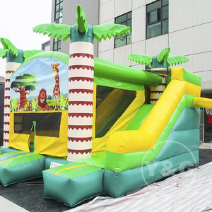Combo gonflable Y&G avec toboggan |   <span class=keywords><strong>Château</strong></span> Gonflable Commercial Géant Thème Safari Animalier |   ISO, Combo <span class=keywords><strong>château</strong></span> gonflable - Product Image 6