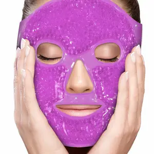 Gel Mask Custom Reusable Cool Gel Full Compressed Cosmetic Face Mask Wholesale