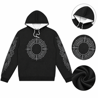 Sweat-shirt à capuche personnalisé avec impression 3D en couleur intégrale, 220 g/m², polyester Air Layer, sublimation, streetwear, unisexe