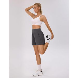 Pantalones Cortos Deportivos para Mujer FOXA, Cintura Alta con Bolsillos, Secado Rápido, para Gimnasio, Correr, Senderismo, Atletismo, Casual, Estilo Bermuda - Product Image 2